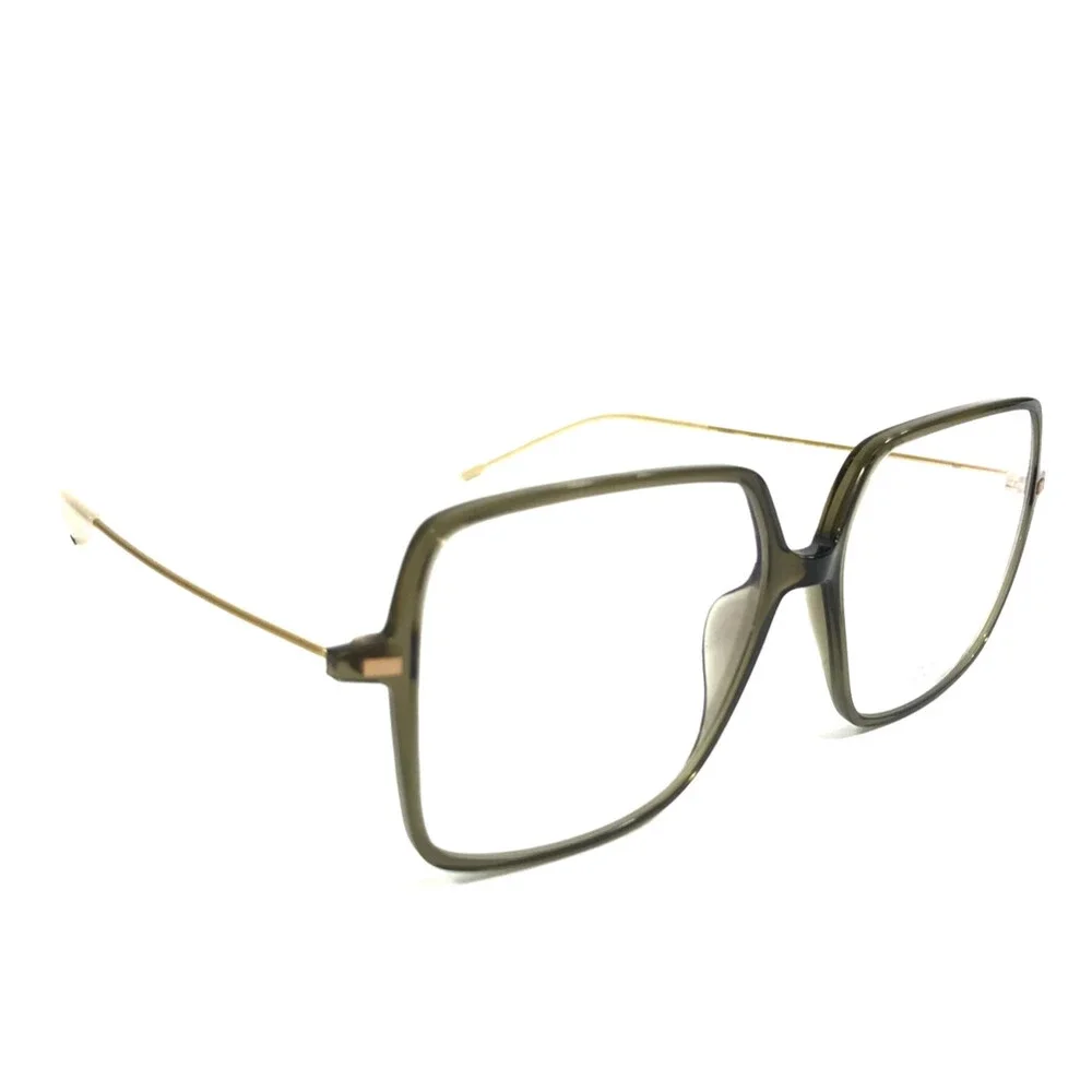 lool Eyewear Eyeglasses Frames ELORA GRGD Green Gold Clear Olive 54-14-145